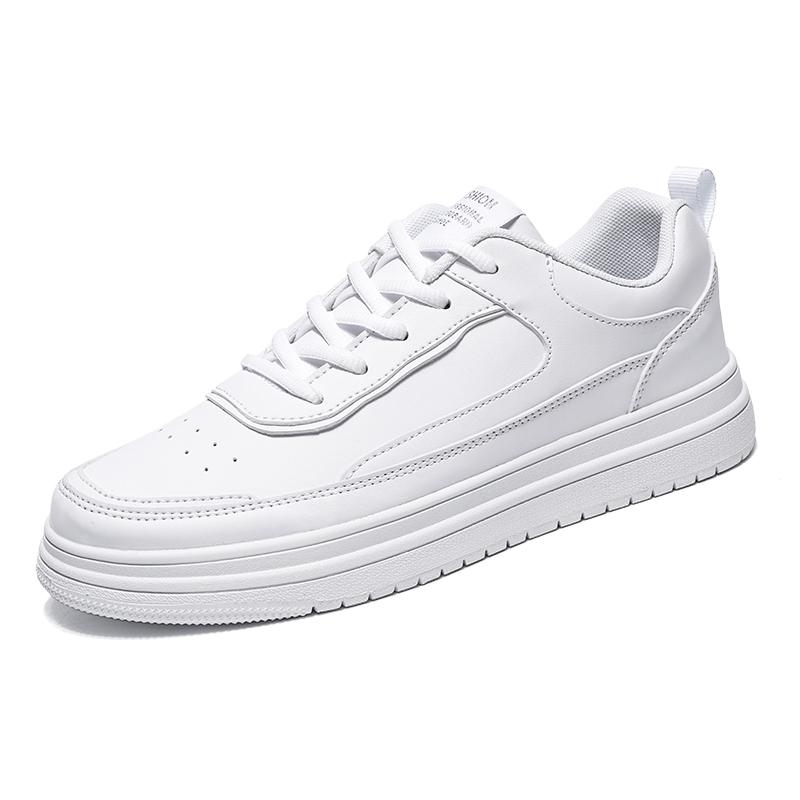 Mens Skateboard Sneakers Lace Up England Mens Casual Shoes Mens Big Size 48 Skate Shoes Soft Bottom Mens White Shoes Tenis
