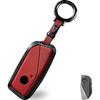 OLLEN Metal Key Fob Cover, Fit For BMW  2024 2025 2026 New 5/7 Series 740I 760I X1 X2 X3 X5 X6 X7 XM I5 I7 IX IX3 Etc, Full Protection Key Case With