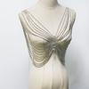 Sexy Rhinestone Breast Chain, Water Drop Pendant, Rhinestone Breast Chain, Sexy Nightclub Party European And American Jewelry.
