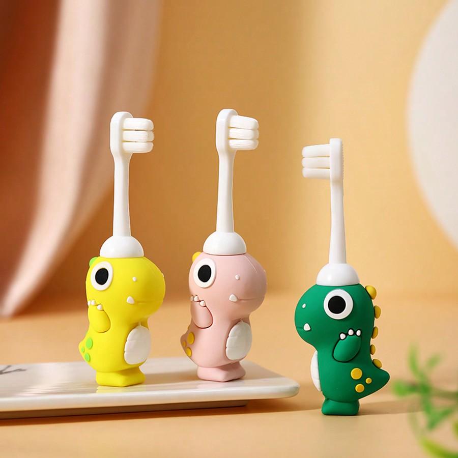 Baby Training Toothbrush, Ultra Soft & Fine, Won't Hurt Gums, Cleans Mouth & Tongue, Manual Toothbrush for 1-3 Years Old Children