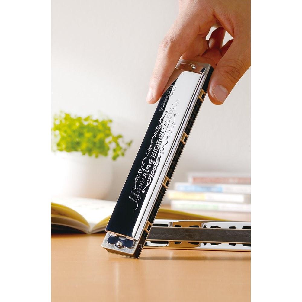 Suzuki 21-Hole Polyphonic Harmonica High-Grade Humming SU-21W GNm Tuning