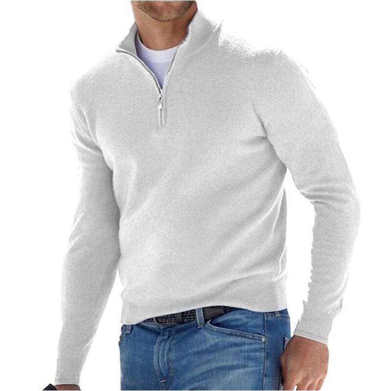 2024 Men's Long Sleeve Cashmere Base Layer for Autumn/Winter