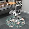 1PCHedgehog Garden Office Round Area Rug,  Mat Suitable For Office, Under Office Chairs Bedroom Living Room Home Decor, Room Deco