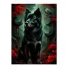Diamonds Art Painting Wolf Owl Leopard Cat Diy Full Square Round Drill Rhinestone Embroidery Animal Deer and Crow Mosaic Cross Stitch Kits