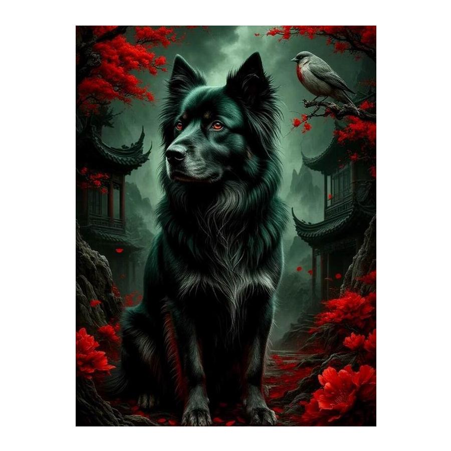 Diamonds Art Painting Wolf Owl Leopard Cat Diy Full Square Round Drill Rhinestone Embroidery Animal Deer and Crow Mosaic Cross Stitch Kits