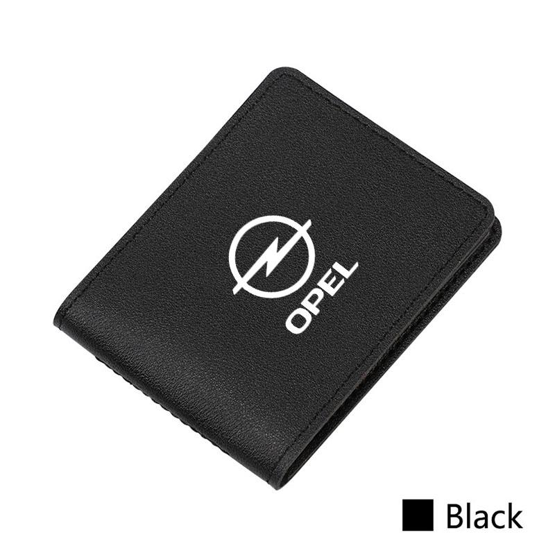 Ultra-Thin Car Driver License Bag ID Card Leather Cover For Opel Astra Grandland Corsa Mokka Frontera Insignia Zafira Vivaro
