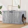 vidaXL Cat House, Sonoma Gray, 85 x 55 x 50.5 cm