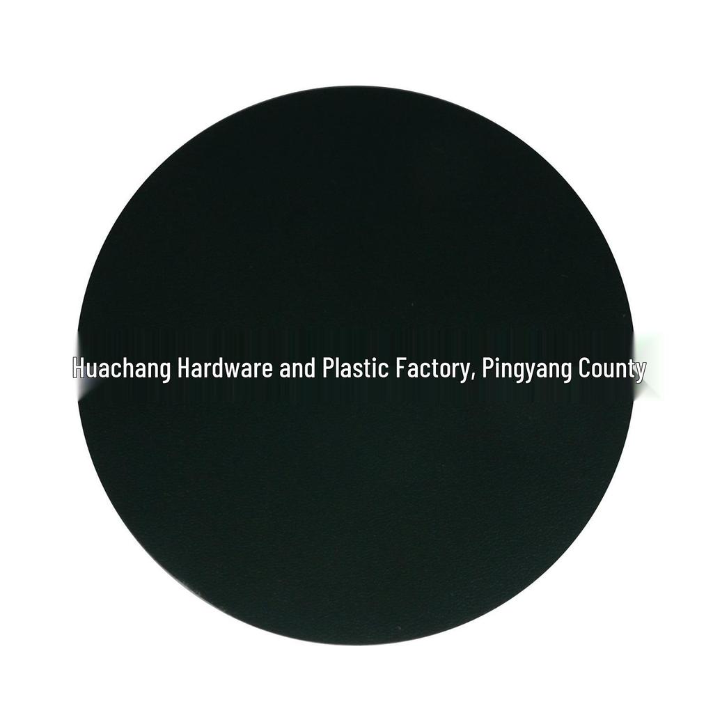 PU Heat-Resistant Non-Slip Round Leather Coaster Placemat - High Temperature Insulation Pad