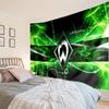 Green Bremen Pattern Tapestry, Unique Design Tapestry, Wall Decor for Bedroom,Livingroom, Playroom,Heartwarming Fan Holiday Gifts