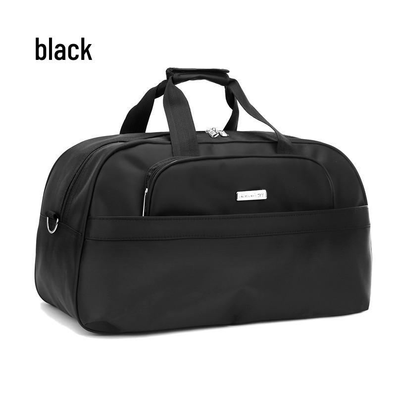 

Дорожная сумка красного цвета большой вместимости - Унисекс, одно плечо, свадебный багаж, с возможностью нанесения логотипа Large чёрный