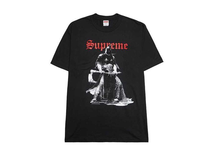 Supreme Frank Frazetta Destruction Tee Black M