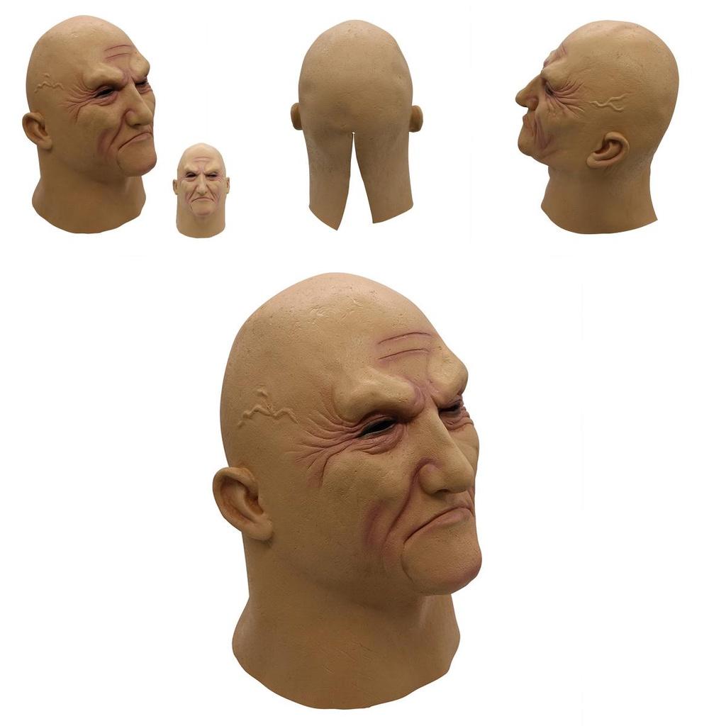 Realistic Man Latex Mask For Halloween With Soft Comfortable Wearable Design