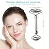 Stainless Steel Roller Face Roller Gua Sha Facial Tools Skin Care Facial Care Reduces Under-Eye Puffiness and Dark Circles