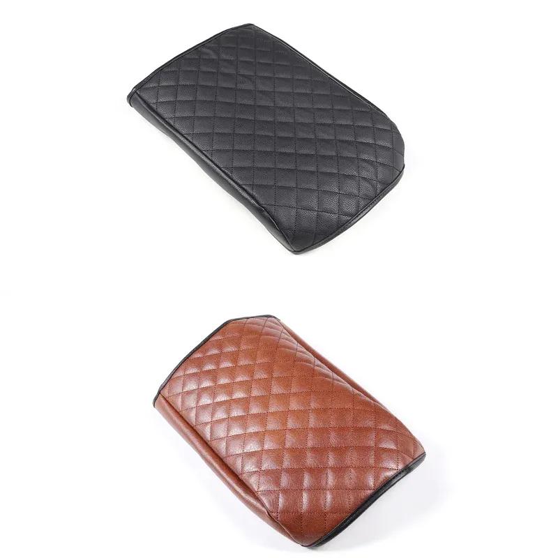 For 17-22 Land Rover Discovery 5 Armrest Box Cover Center Armrest Pad Car Interior Anti-scratch Dust Mat Cover Leather Material