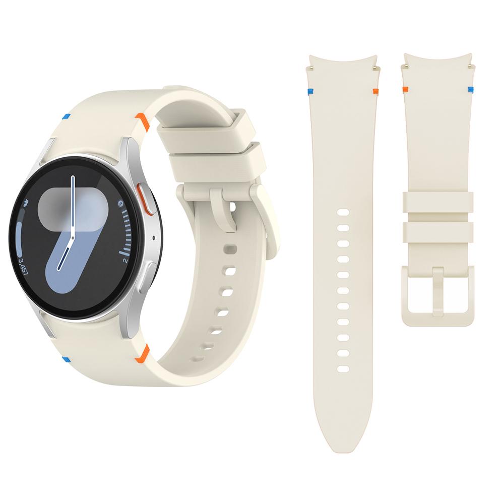 Silicone Strap for Samsung Galaxy 7 FE 6 5 4 40mm 40mm/6 Classic/5 pro 45mm 47mm 43mm No Gaps Bracelet for Watch 7 6 Accessories