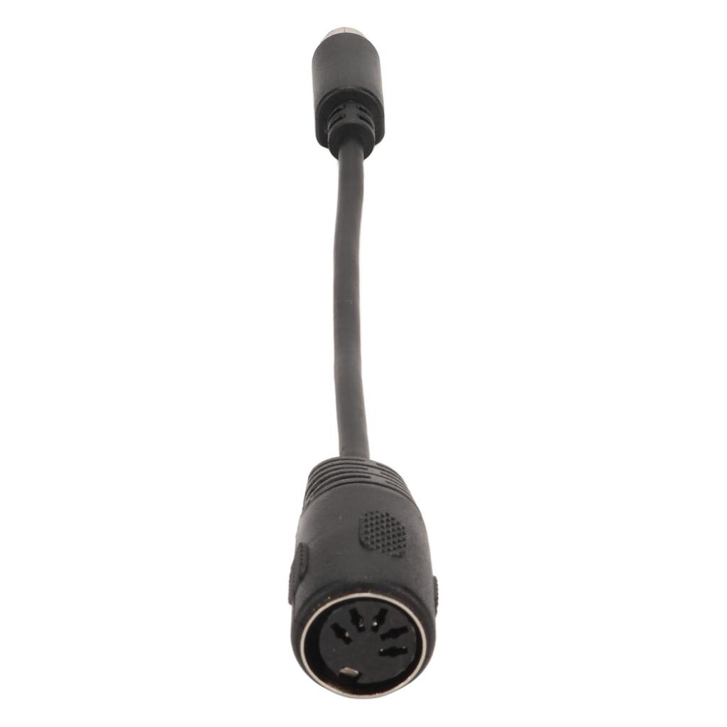 DIN 5 Pin Female to MIDI 6 Pin Male Cable Keyboard and Mouse Transfer Cable for PS2 5.9in