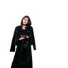 Petite Black Slimming Coco Style Single-Breasted Jacket - French Versatile Long Sleeve Elegant Design