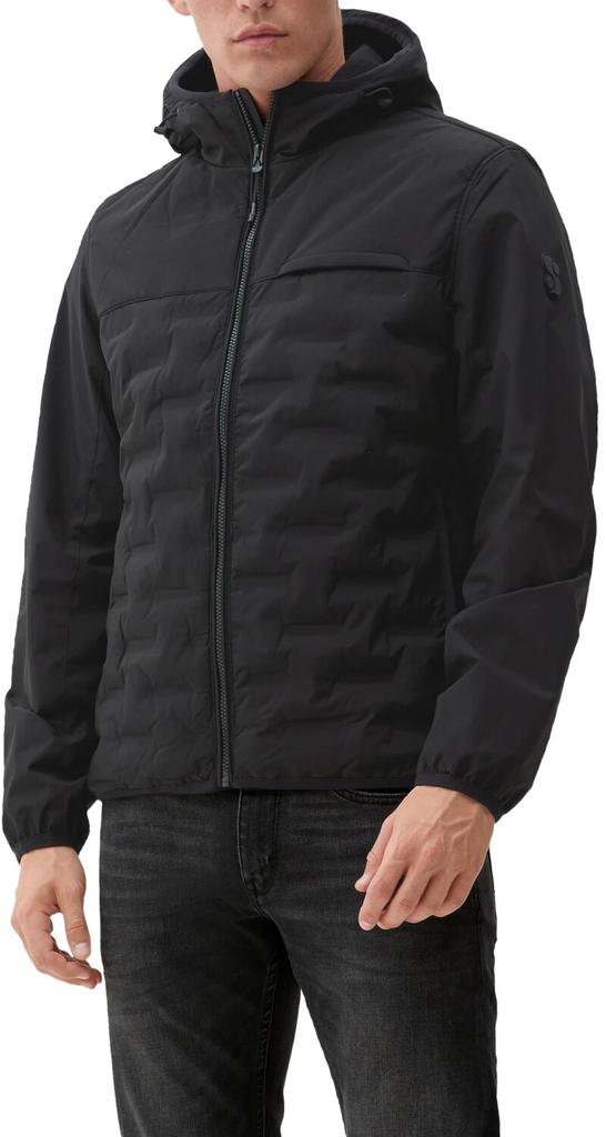 Mid-season Jacket s.Oliver Jacket In Fabric Mix (2122847.9999) Schwarz
