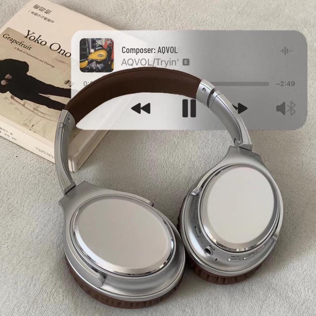 Original VJ901 Wireless Bluetooth 6.0 Retro Over-Ear Headphones, Card/Wired Sports Fashion.