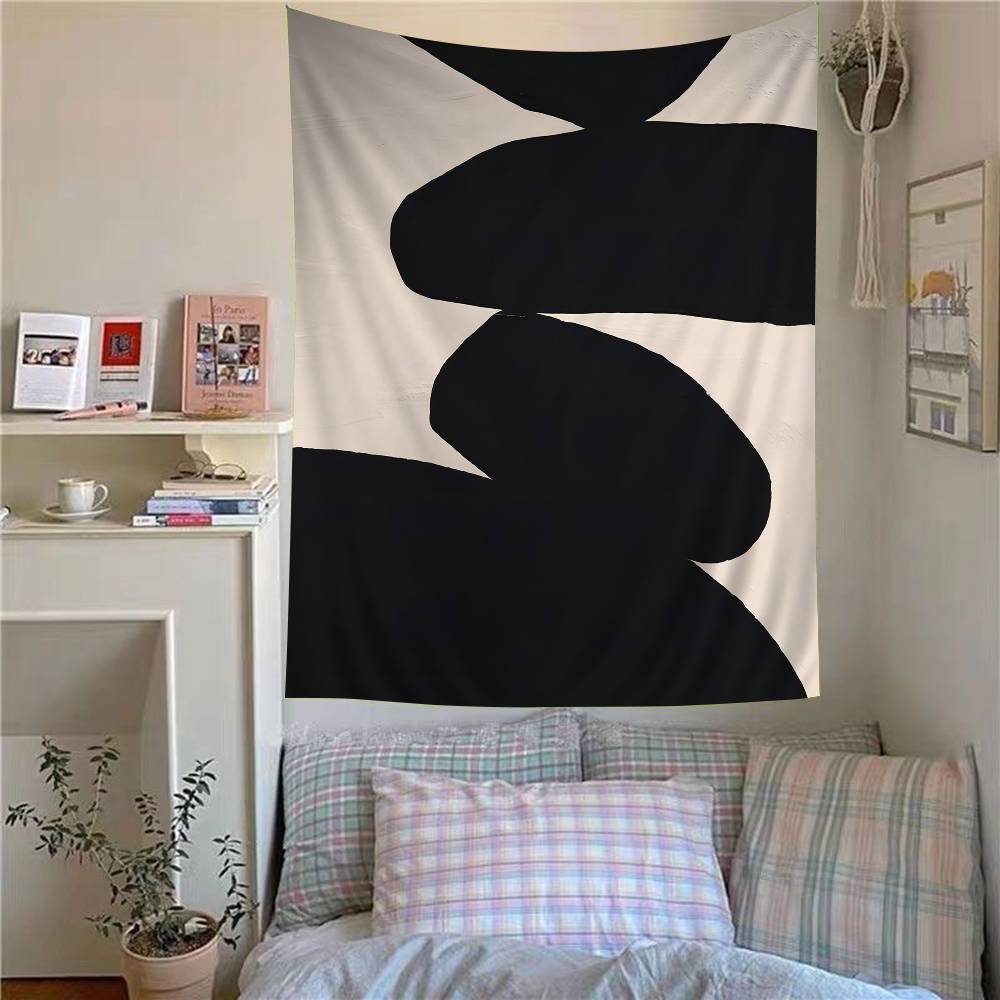 Abstract minimalist female body lines anime tapestry wall decoration home decor girls bedroom decoration