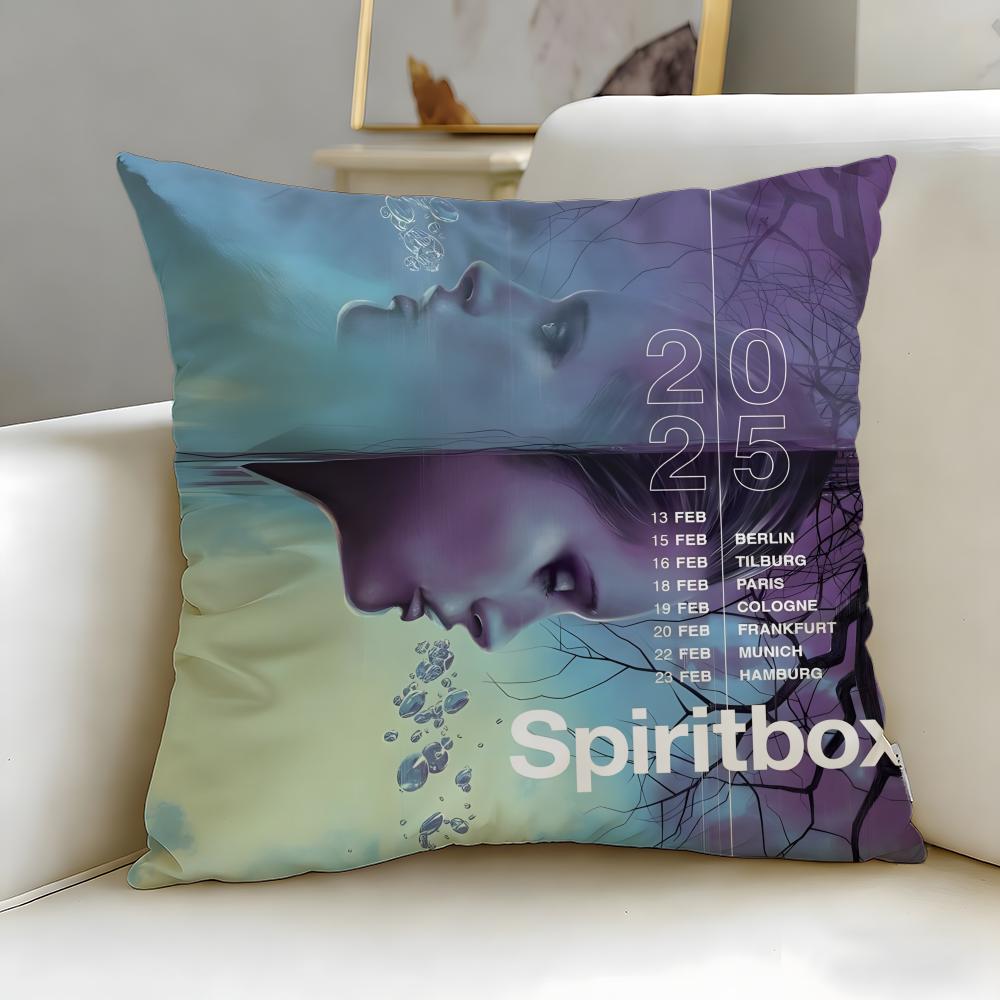 

Популярная группа Spiritbox Наволочка Мягкая Легко стирающаяся Наволочка Универсальная для Дивана Кровати Путешествий и Офиса 30X30cm
