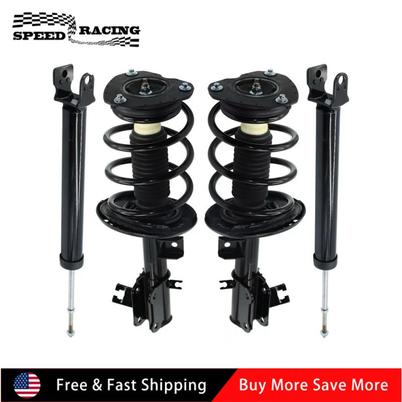 172392 172393 349075 For 2013 - 2018 Nissan Altima Front Struts With Coil Spring Rear Shocks Absorbers