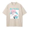 Anime Chainsaw Man Makima Printed T Shirt Men Women Manga Tshirts Pllus Size Tshirts Harajuku Prevalent Washed Cotton Tee