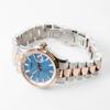Lanjjeu Rose Combi Fluted Bezel Automatic Men'S Metal Watch Re375M