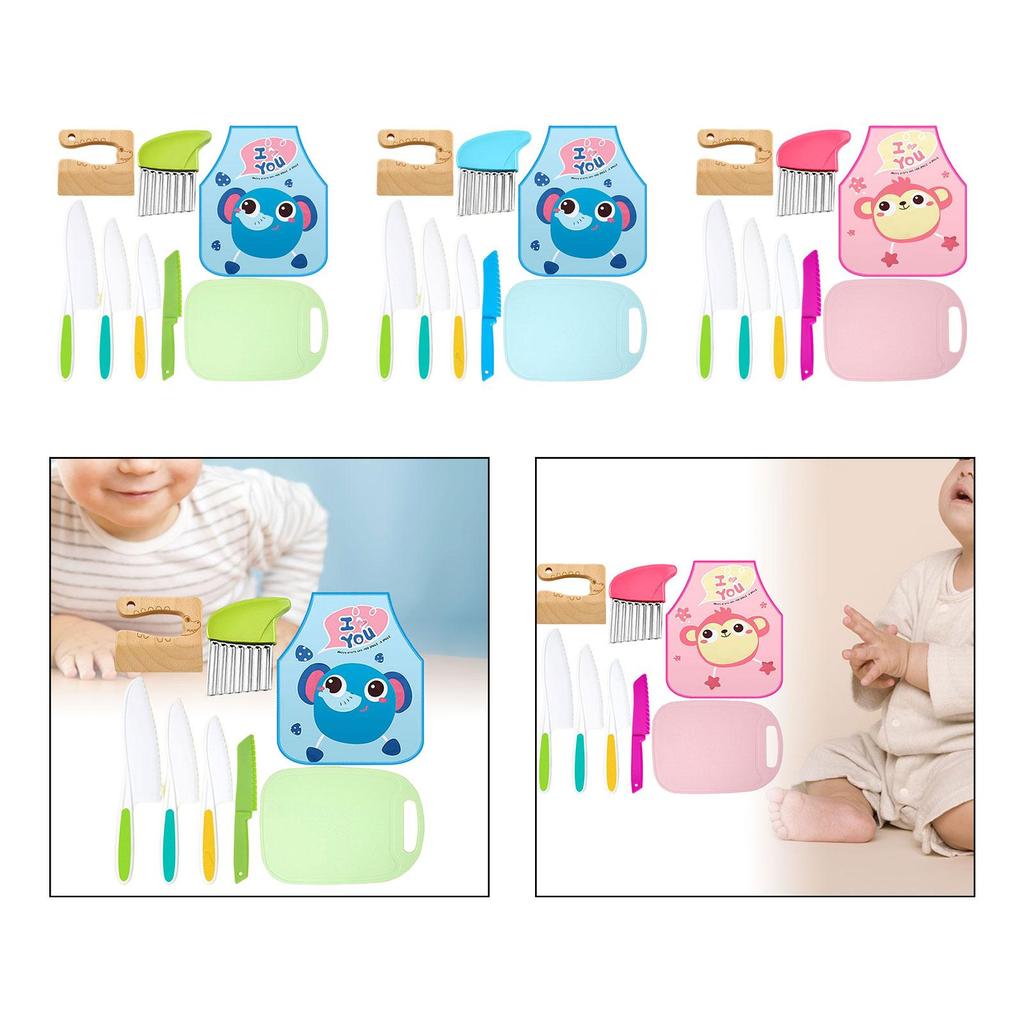 8x Children Kitchen Cookware Playset Learn Skills for Toddler Birthday Gifts