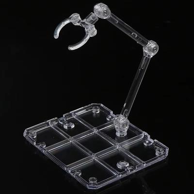 New Transparent Action Figure Display Stand Movable Rack Gundam Models Assembly PVC Action Figure Base Dolls Accessories