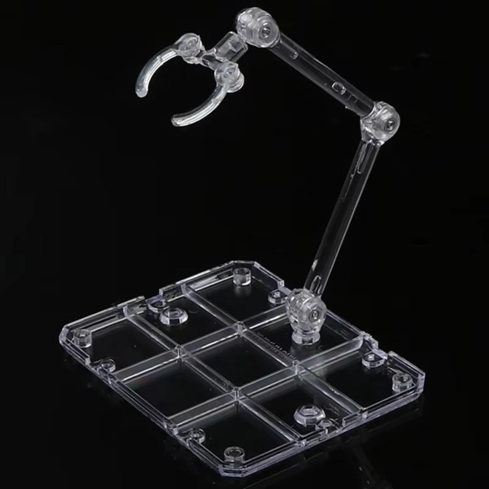 New Transparent Action Figure Display Stand Movable Rack Gundam Models Assembly PVC Action Figure Base Dolls Accessories