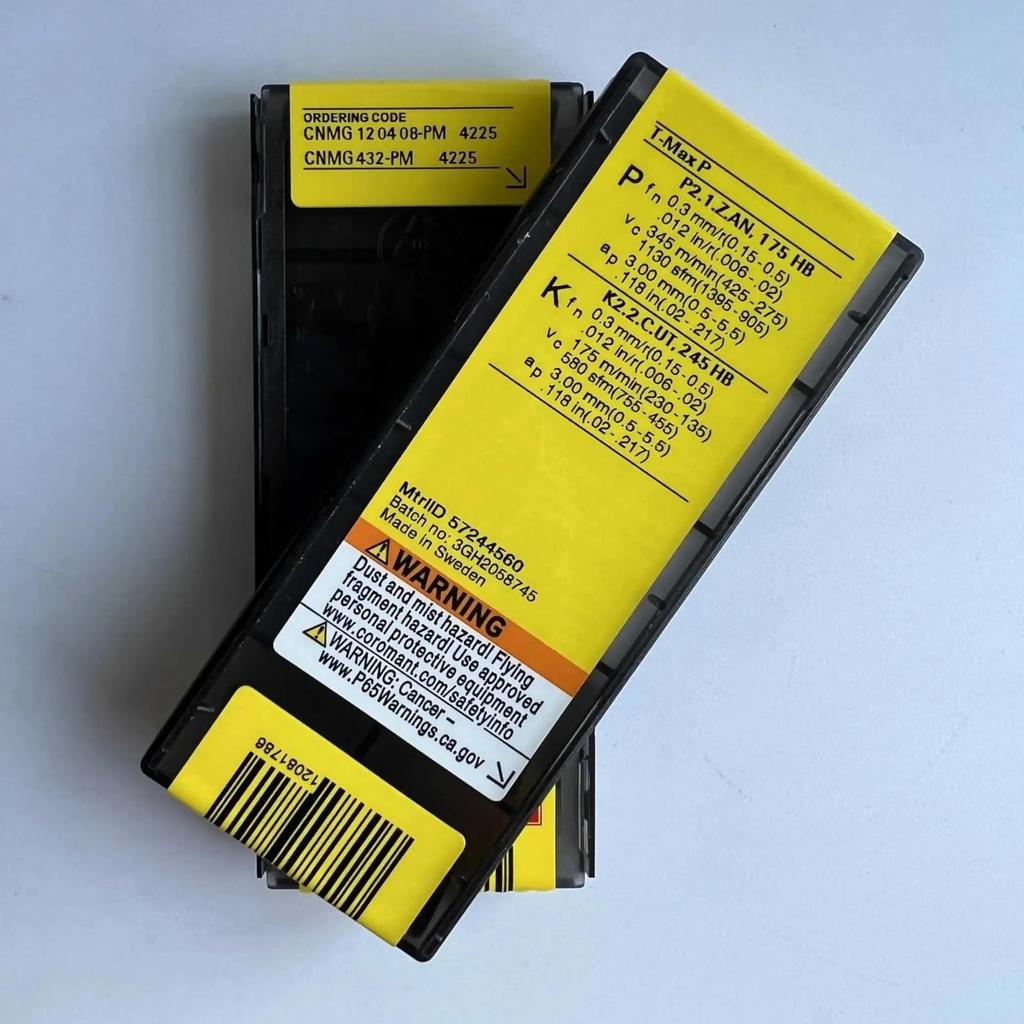 Original Sandvik / CNMG120408-PM 4225  / CNC Lathe Carbide Blade 10 PCS