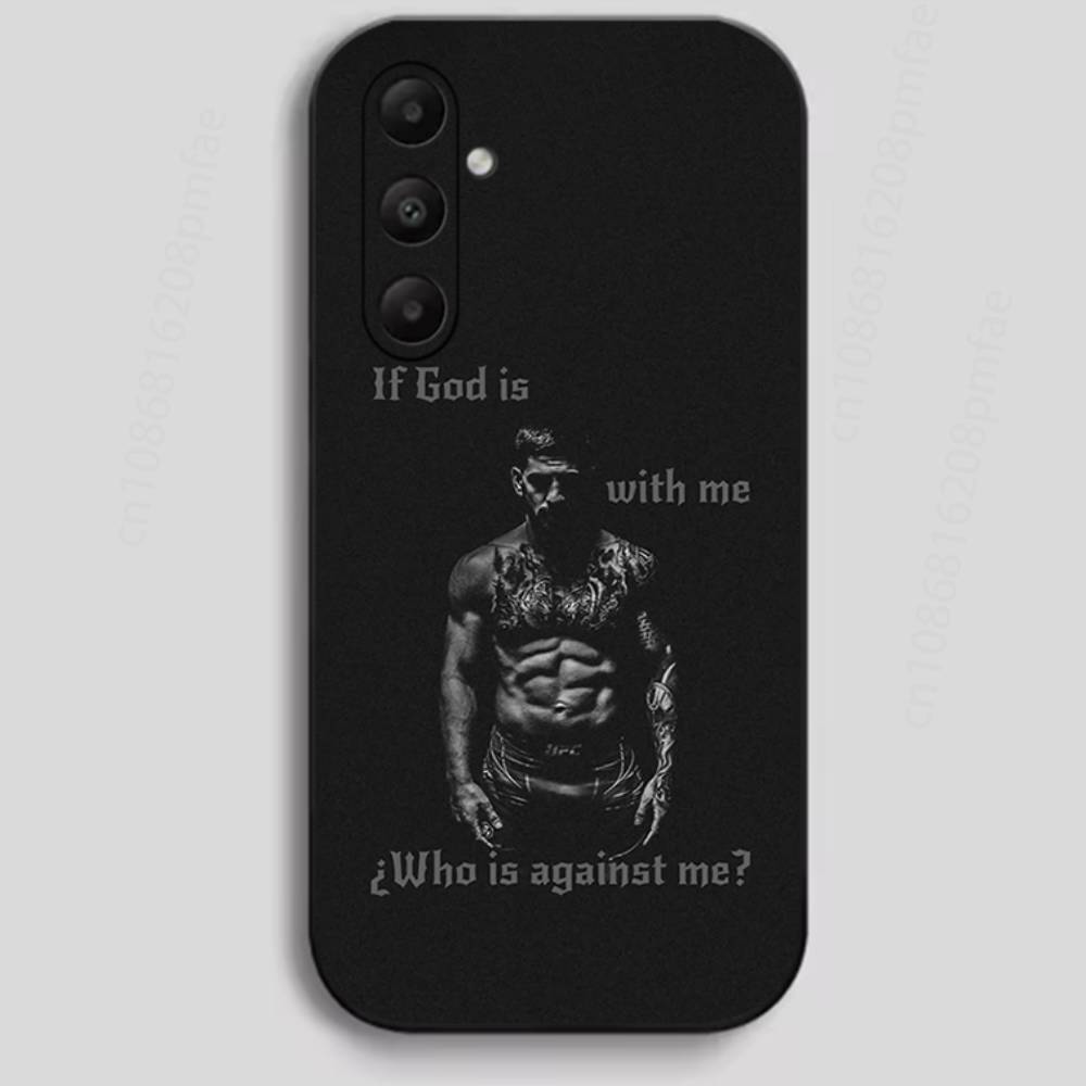 I-Ilia Champion T-Topuria Phone Case For Samsung Galaxy A13,21s,22,31,32,40,52,71,A91 Soft Black Shell