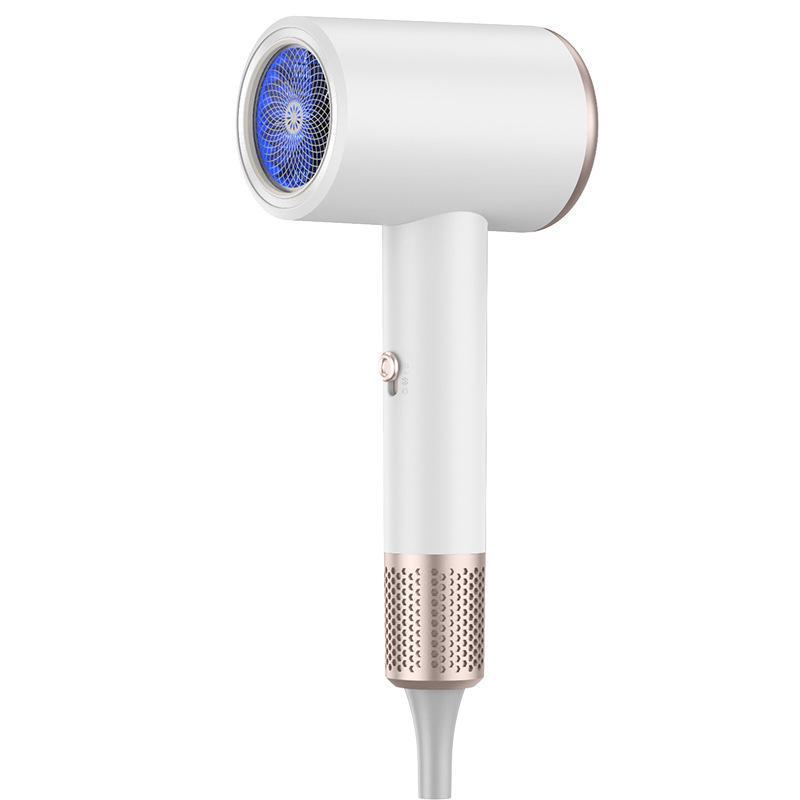 Portable 24-Year New Hair Dryer: Strong Hot/Cold Wind, Blue Light, Ideal for Student Dorms