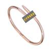 High-End Women's Stainless Steel Bracelet - Non-Fading, Titanium Steel, Elegant Buckle Jewelry