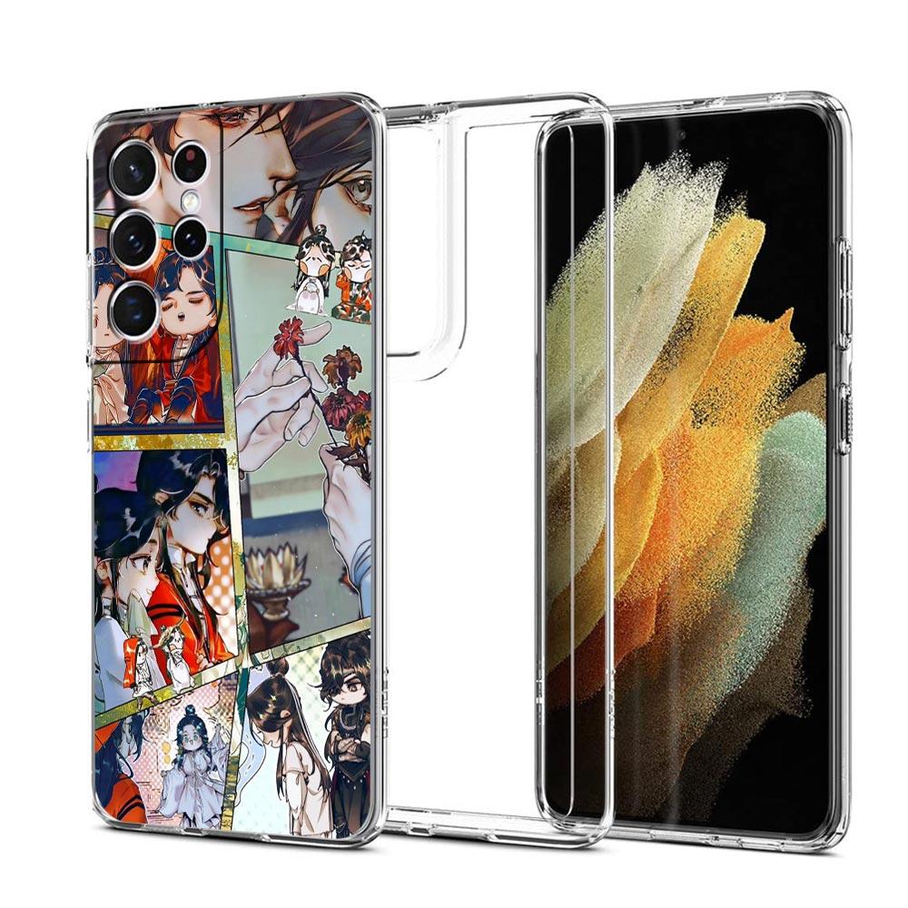 Himmelsamt Segen Chinesische Handyhülle Für Samsung Galaxy S23 Ultra S22 5G S20 S21 FE 5G S10E S9 S8 S10 Plus Klare Hülle