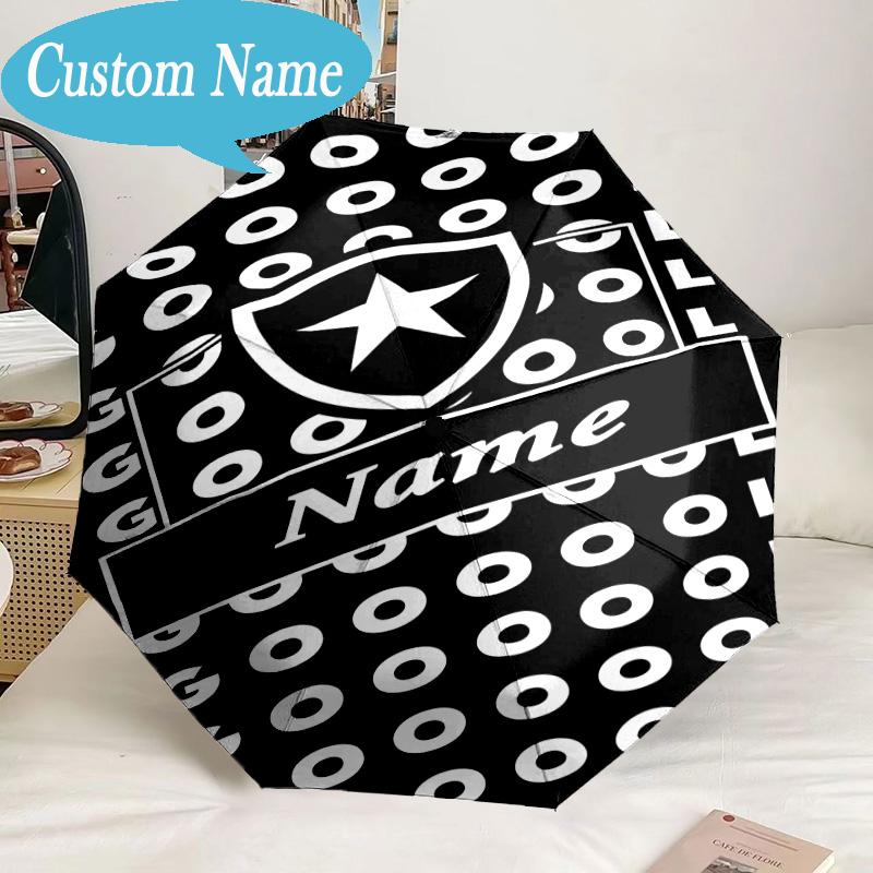 Custom Name Umbrella Botafogo Emblem Umbrella 8-Frame for Travel, Camping, Casual Lightweight Portable, Essential for Family Gifts