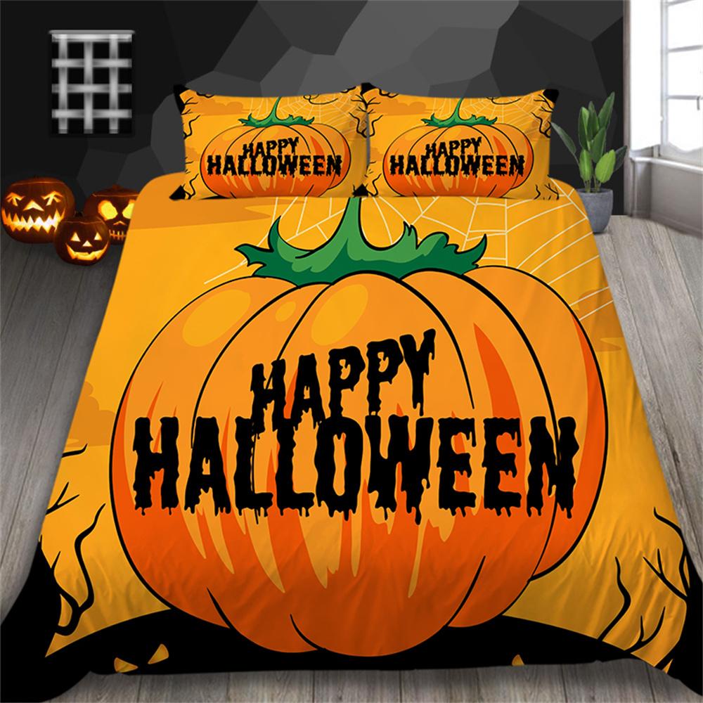 Duvet Cover Set Halloween Home Bedclothes Luxurious Bedding Sets King Size Bedding with Pillowcase Children Bedding Set