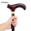 Red Wooden Single Joint Fashion Walking Stick Decorative Cospaly Cane Halloween Mace Crutch  Wand Crosier 92cm