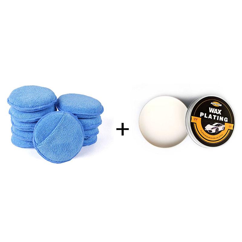 Microfiber Wax Applicator Pad 5" Ultra Soft With Finger Pocket Polish Car Wax