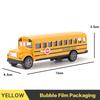 1:70 Alloy High Quality School Bus Car Model Classic Pull Back Car Miniature Vehicle Replica For Collection Gift
