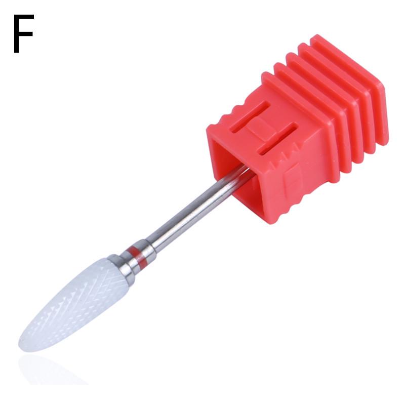 Nail Ceramic Grinding Head Single Corn Shape Nail Electric Grinder Special Accessories Grinding Head