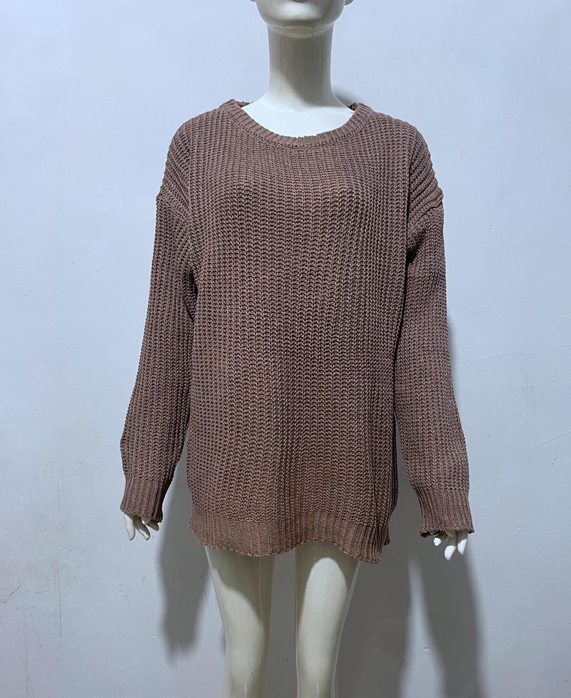 Autumn & Winter Women's Round Neck Pullover Sweater