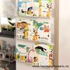 No-Drill Wall-Mounted Acrylic Bookshelf: Hallway & Behind-Door Storage for Children's Books