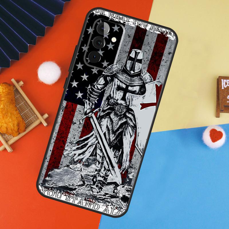 Christian Templar Knights Case For Samsung Galaxy A17 A35 A55 A06 A16 A26 A36 A56 A53 A32 A52 A33 A13 A14 A34 A54 A15
