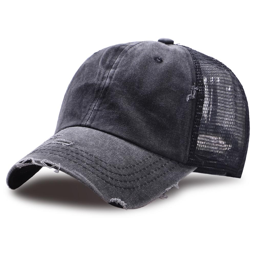 JESUS FISH Print Harajuku Trucker Hat Men Cotton Breathable Mesh Baseball Breathable Caps Women Summer Outdoor Snapback Hat