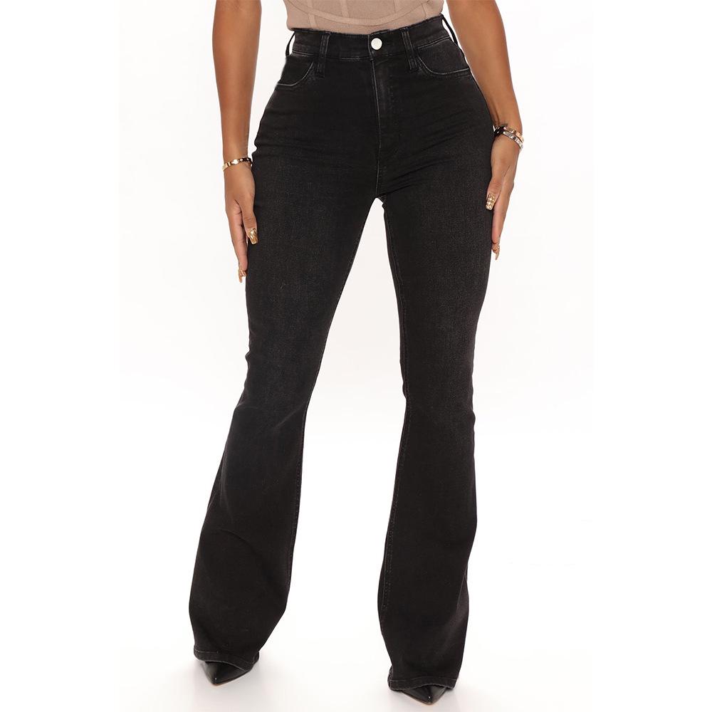 Women's European & American Flare Jeans, Plus Size, Sexy Hip-Lifting Style, Pencil Fit, JN20.