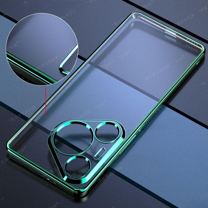 Pro Huawei Pura 70 Pro Plus Ultra galvanické pouzdro na telefon Pro Pura70Pro+ 70Ultra Lens All-inclusive silikonový měkký kryt