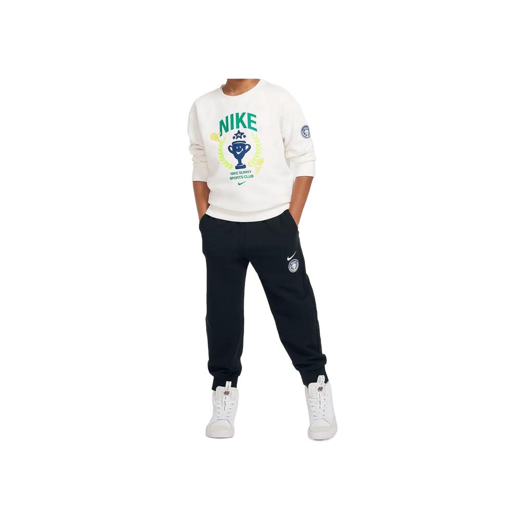 Nike Sweatshirt American Vintage Comfortable Skin-Friendly Simple Round Neck Long Sleeve Kids Tops Sail HV5268-133