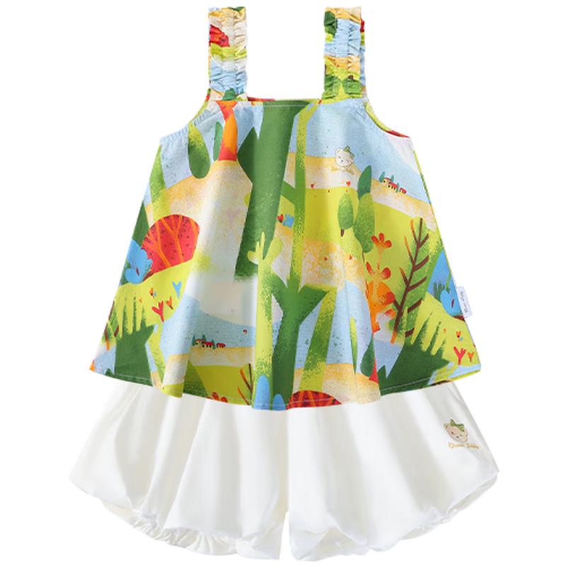 

Classic Teddy Girls Sleeveless Top & Bloomers Set 90